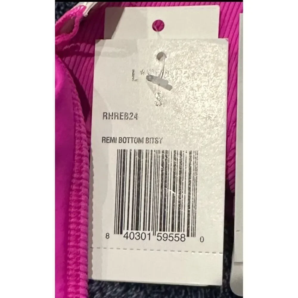 L Space NWT size S bright pink Remi bikini swim bottoms